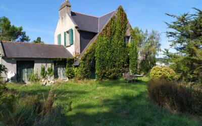 création de philippe gravier architecte en refuge d’une maison au milieu d’une verdure bien caché